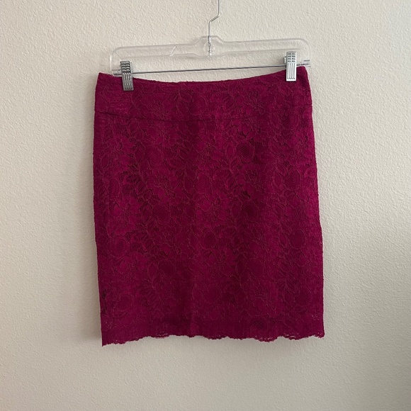 Jupe Banana Republic Taille 0P Petite - Couleur Bordeaux - Neuve Avec étiquettes
